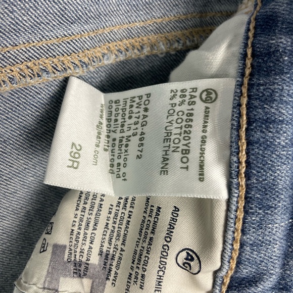 AG‎ Adriano Goldschmied Light Blue Prima Cigarette Ankle Jeans - Picture 8 of 8